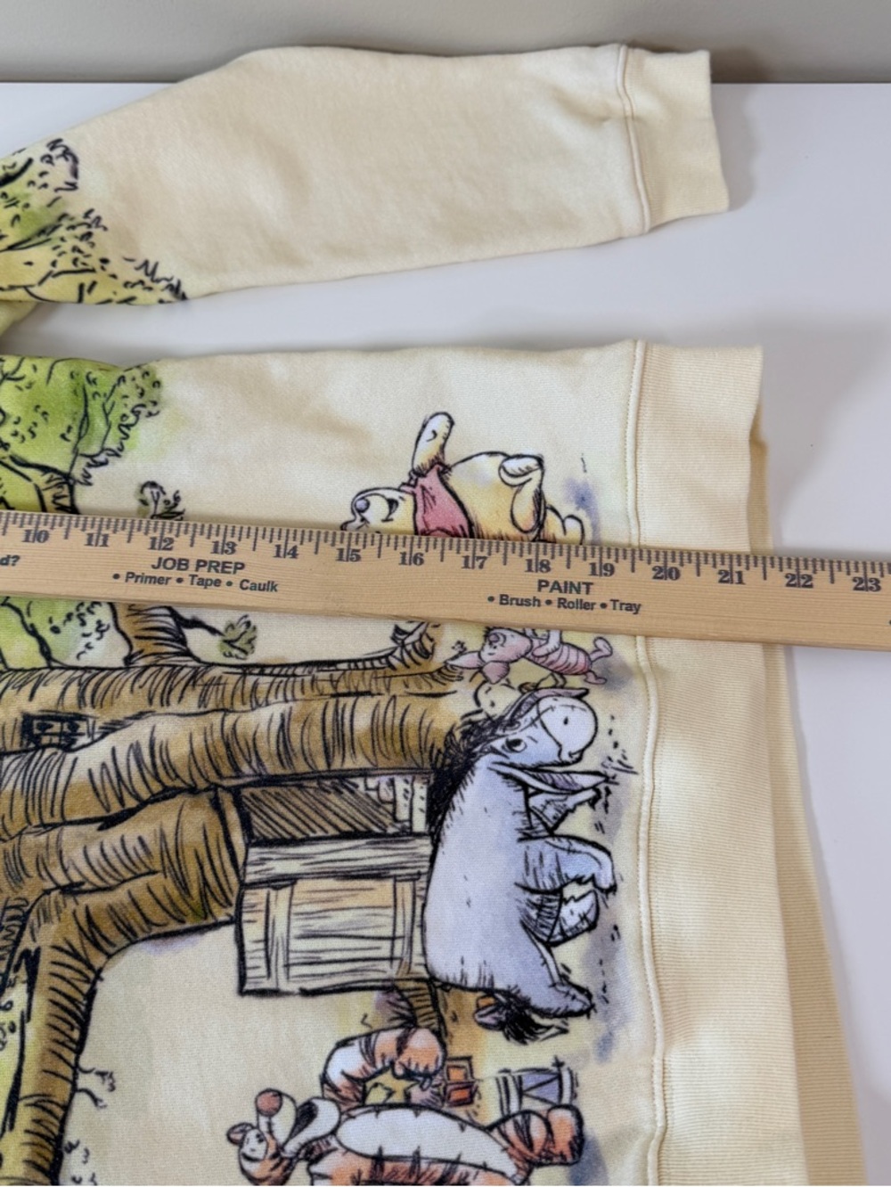 Winnie the Pooh Allover Print Pullover Hoodie Kids Size 13 Disney - Picture 4 of 7